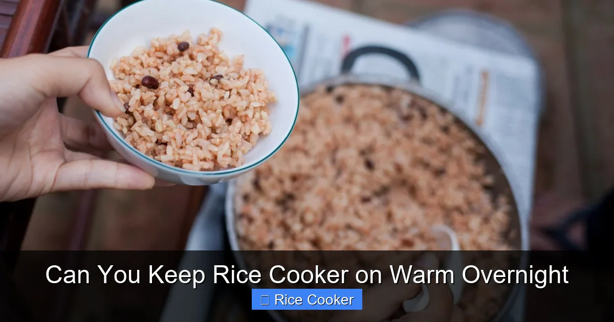Can You Keep Rice Cooker on Warm Overnight