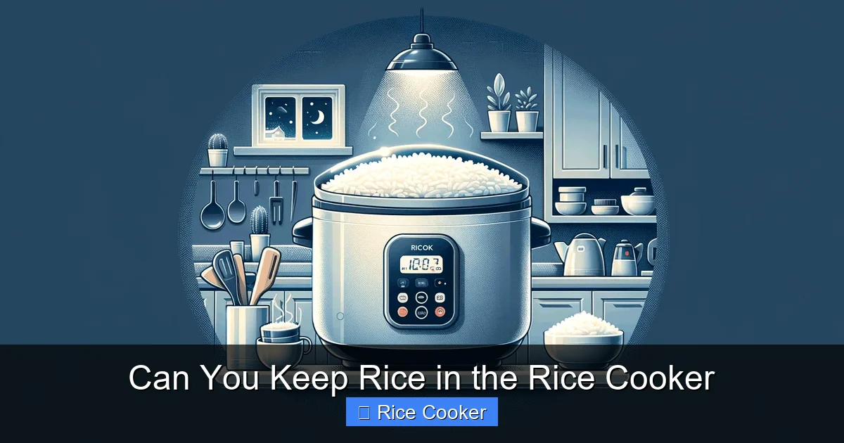 Can You Keep Rice in the Rice Cooker