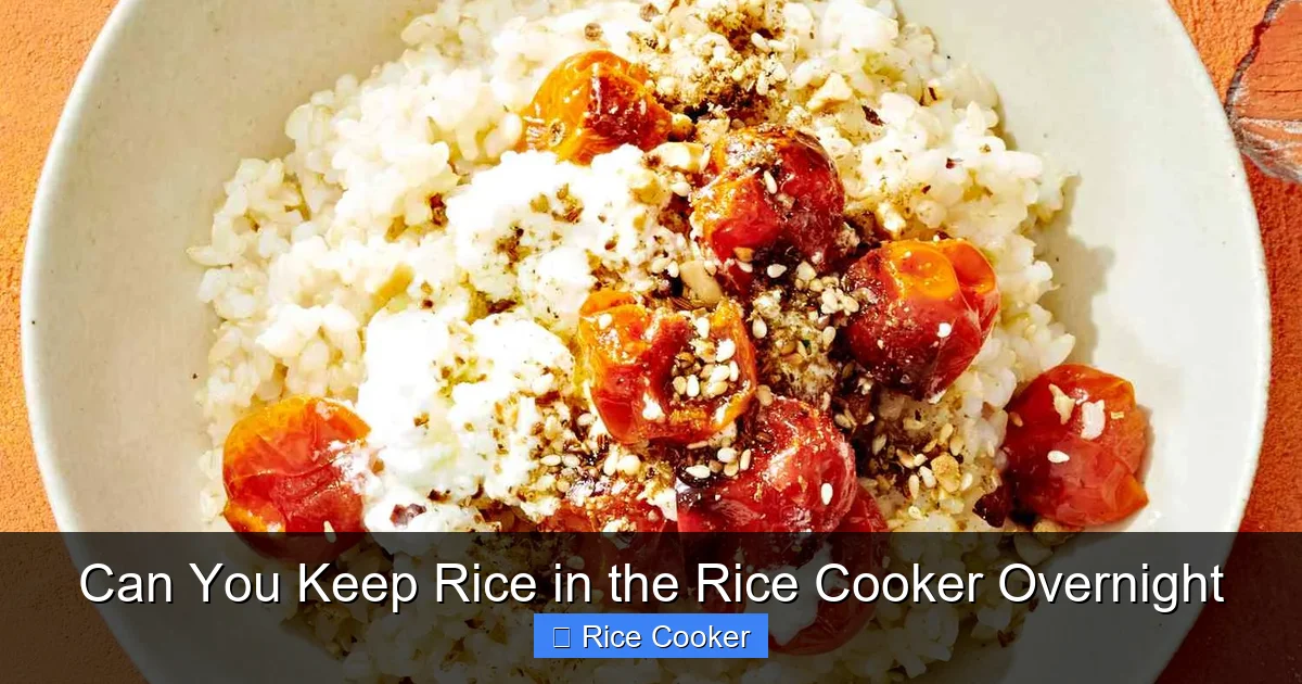 Can You Keep Rice in the Rice Cooker Overnight