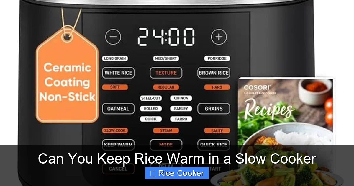 Can You Keep Rice Warm in a Slow Cooker