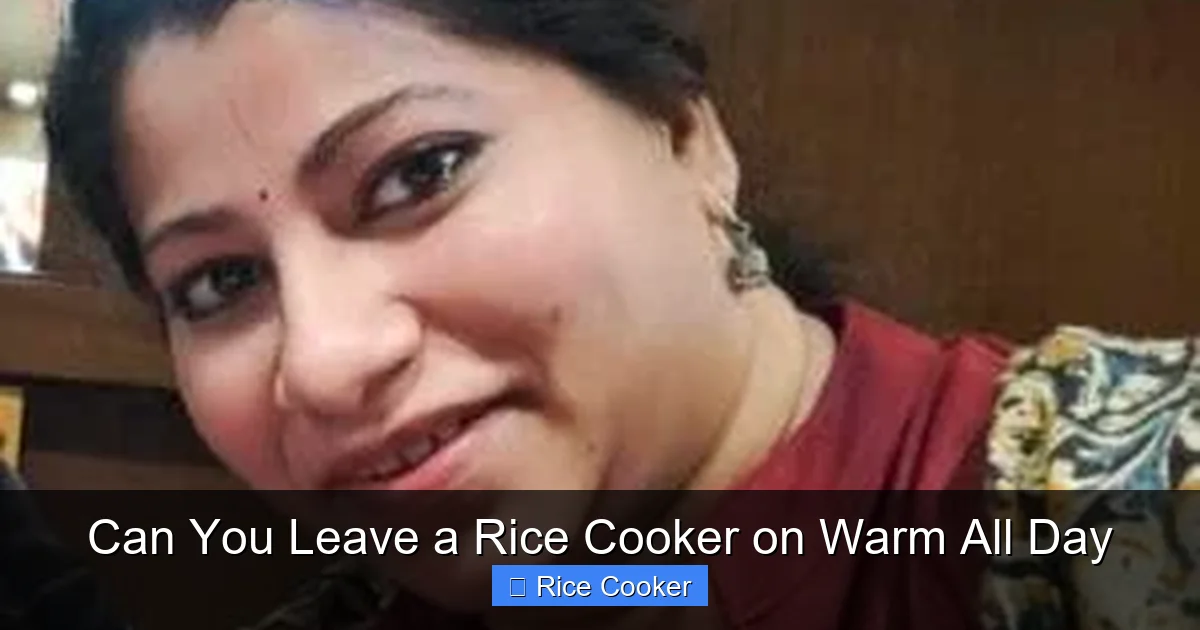 Can You Leave a Rice Cooker on Warm All Day