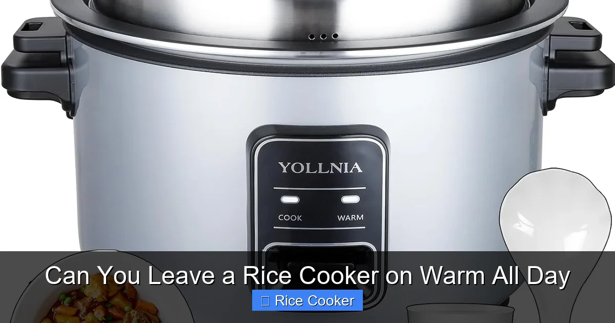 Can You Leave a Rice Cooker on Warm All Day