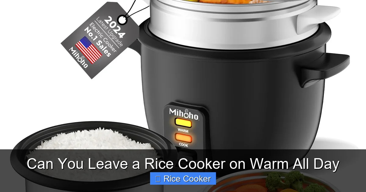 Can You Leave a Rice Cooker on Warm All Day
