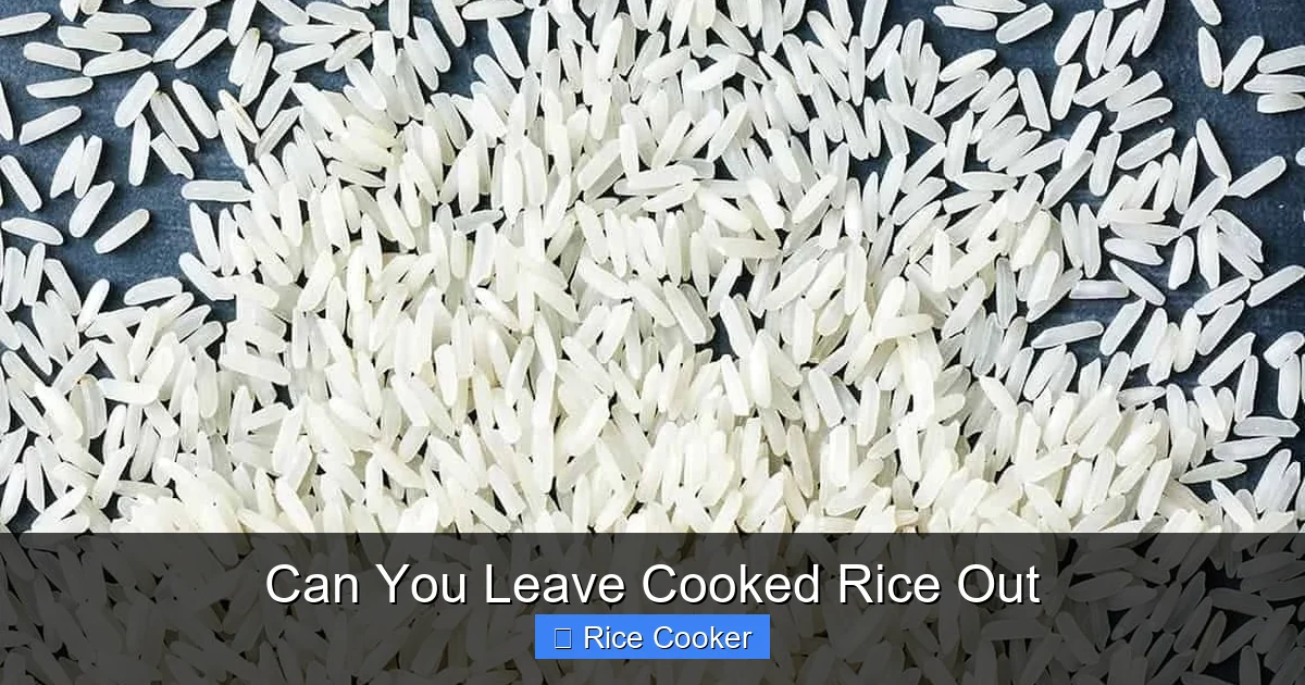 Can You Leave Cooked Rice Out
