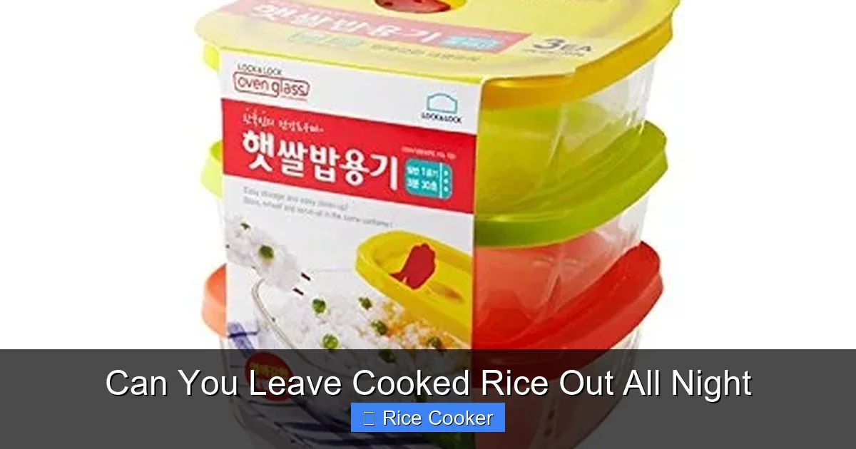 Can You Leave Cooked Rice Out All Night