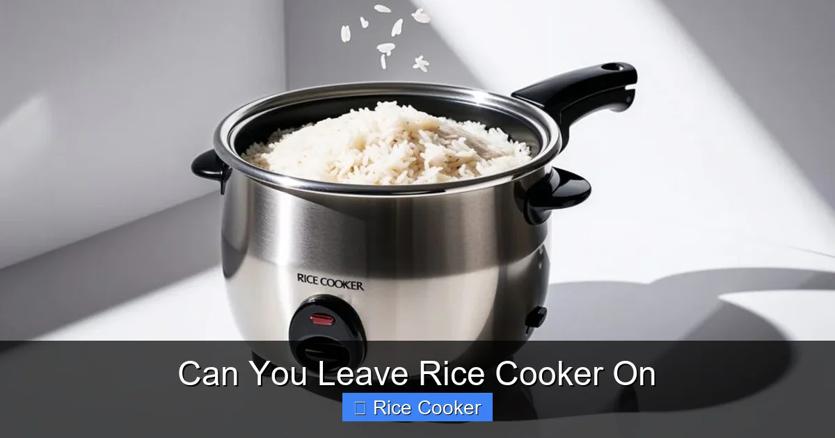 Can You Leave Rice Cooker On