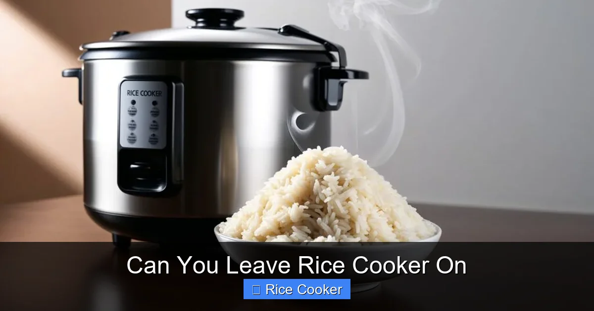 Can You Leave Rice Cooker On