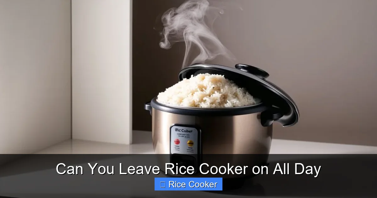 Can You Leave Rice Cooker on All Day