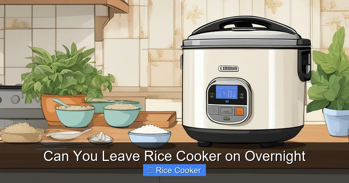 Can You Leave Rice Cooker on Overnight