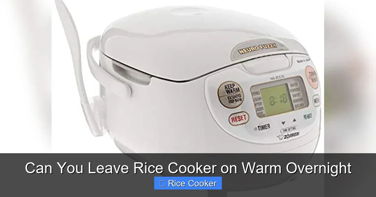 Can You Leave Rice Cooker on Warm Overnight