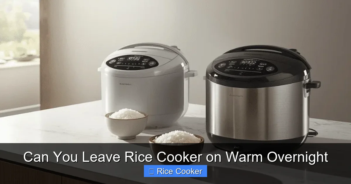 Can You Leave Rice Cooker on Warm Overnight