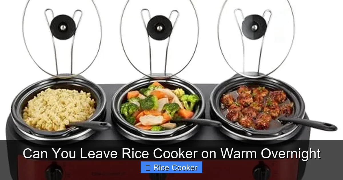 Can You Leave Rice Cooker on Warm Overnight