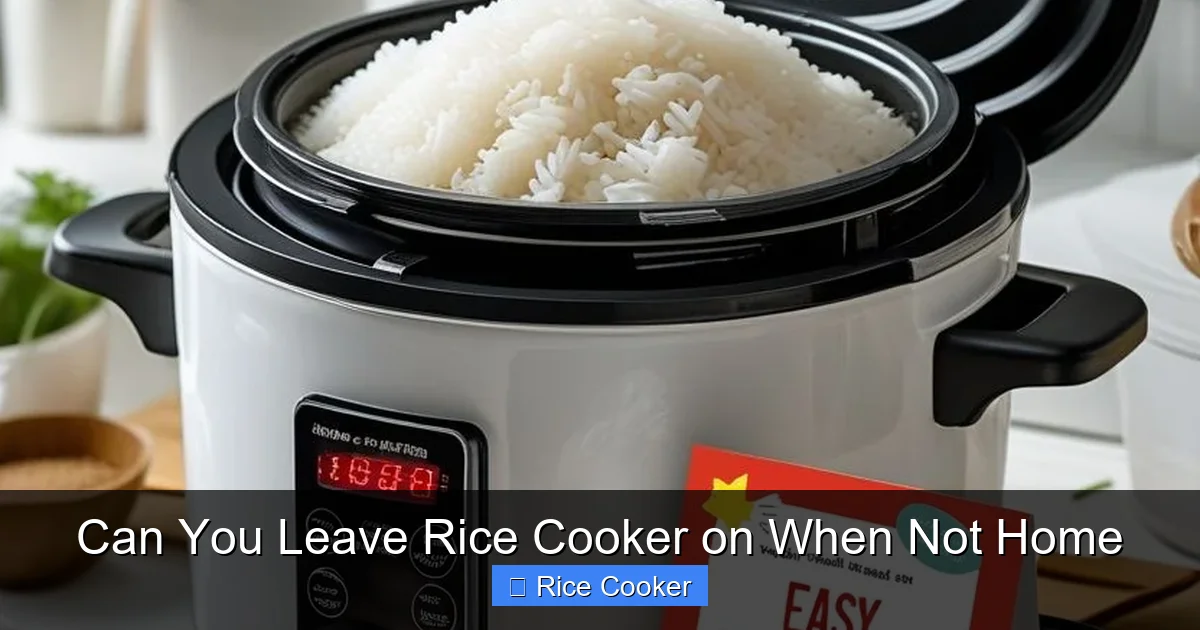 Can You Leave Rice Cooker on When Not Home