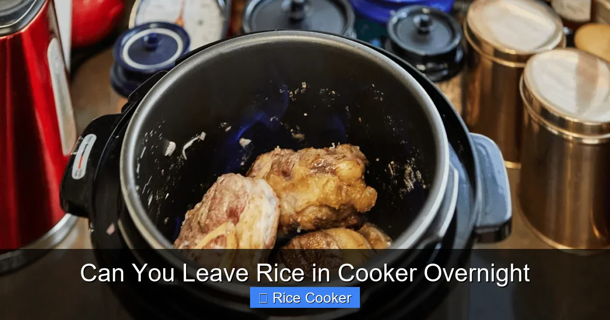 Can You Leave Rice in Cooker Overnight