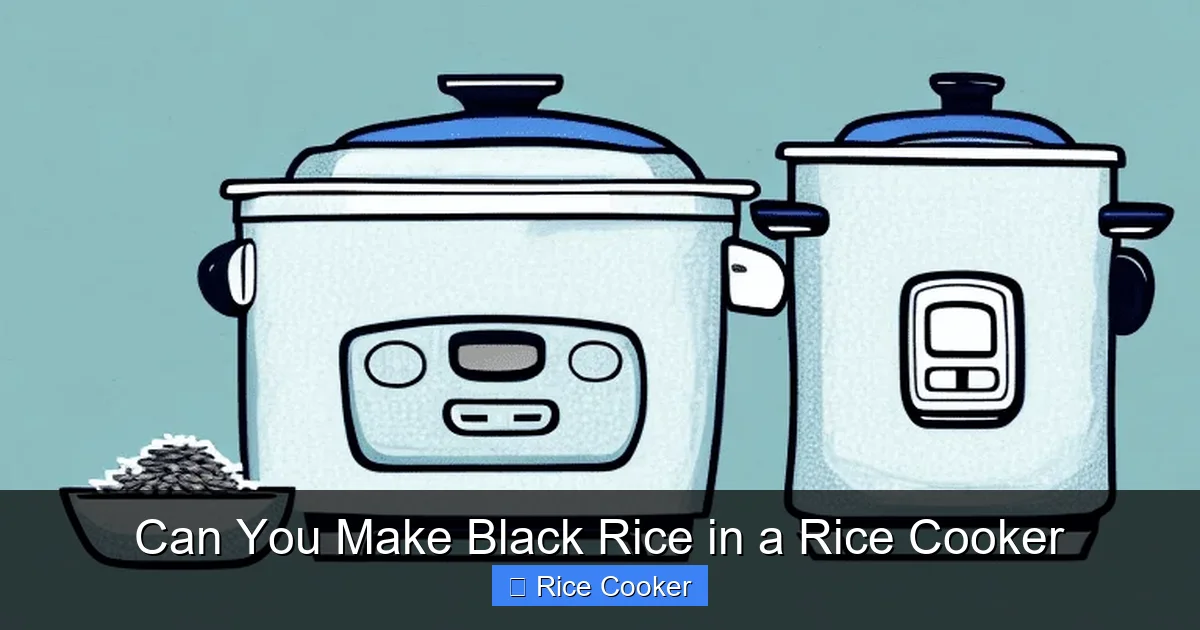 Can You Make Black Rice in a Rice Cooker