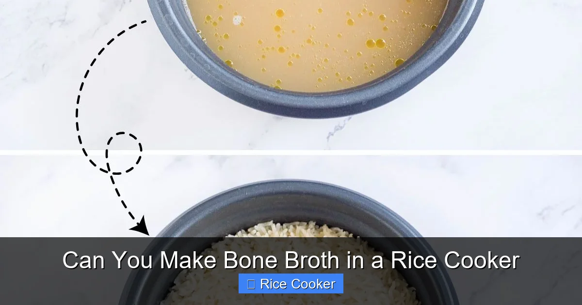 Can You Make Bone Broth in a Rice Cooker