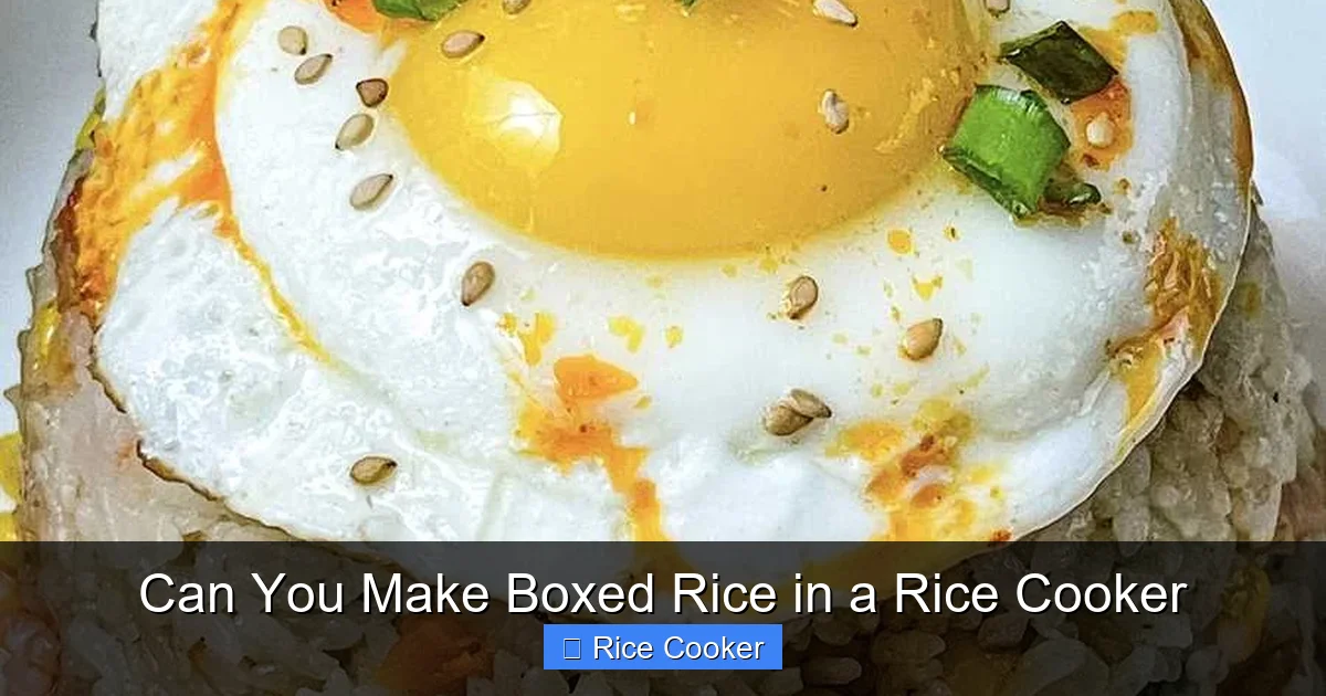 Can You Make Boxed Rice in a Rice Cooker