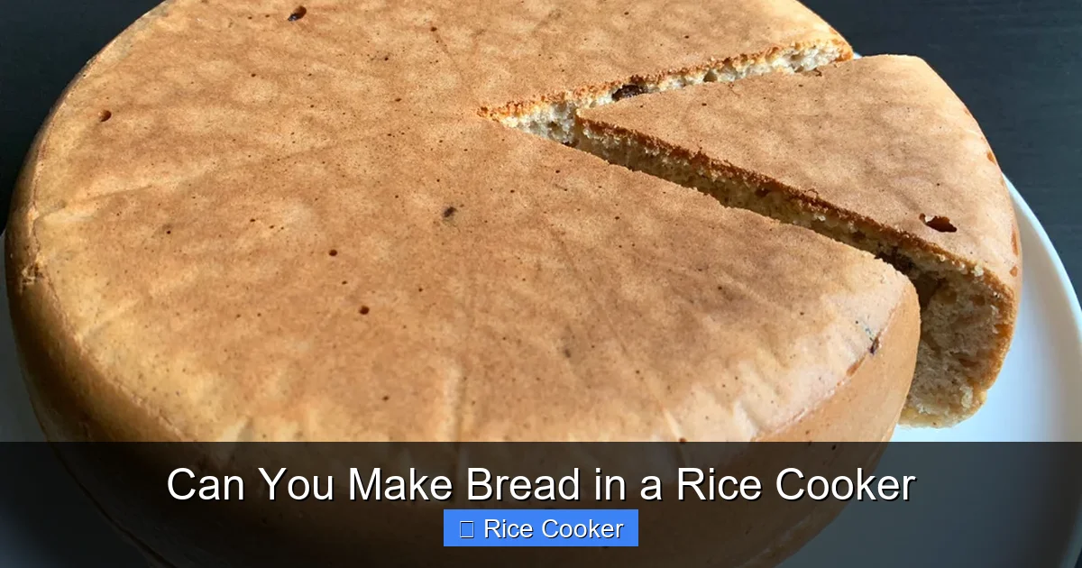 Can You Make Bread in a Rice Cooker