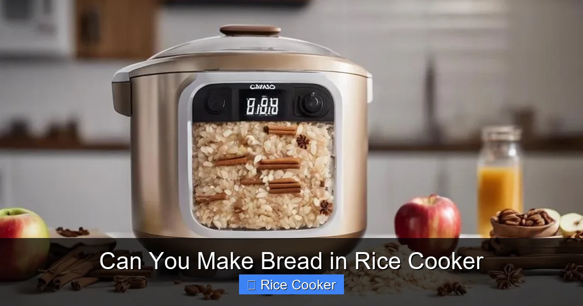 Can You Make Bread in Rice Cooker
