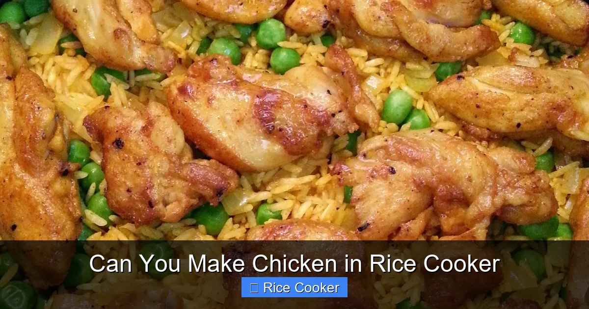 Can You Make Chicken in Rice Cooker