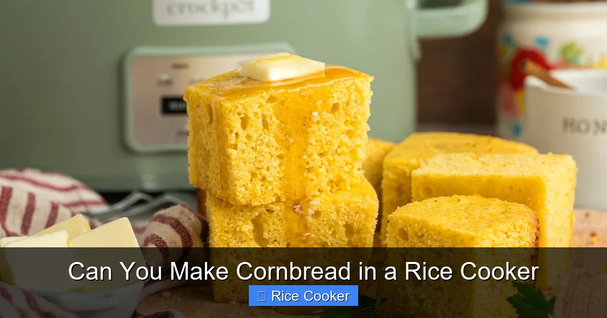 Can You Make Cornbread in a Rice Cooker