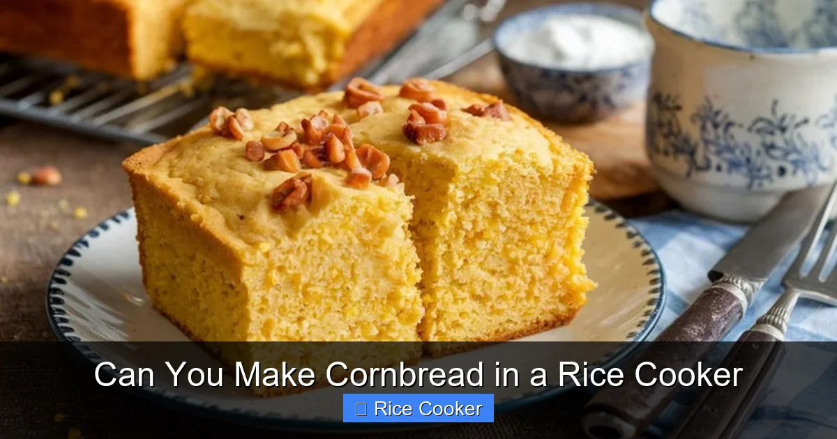 Can You Make Cornbread in a Rice Cooker