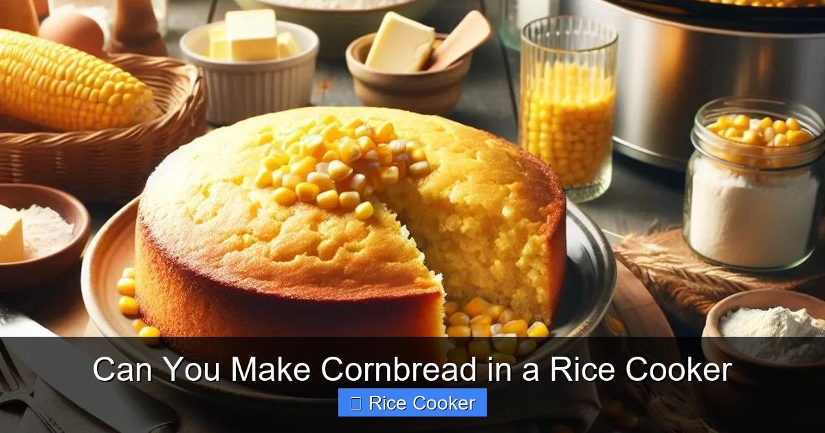 Can You Make Cornbread in a Rice Cooker