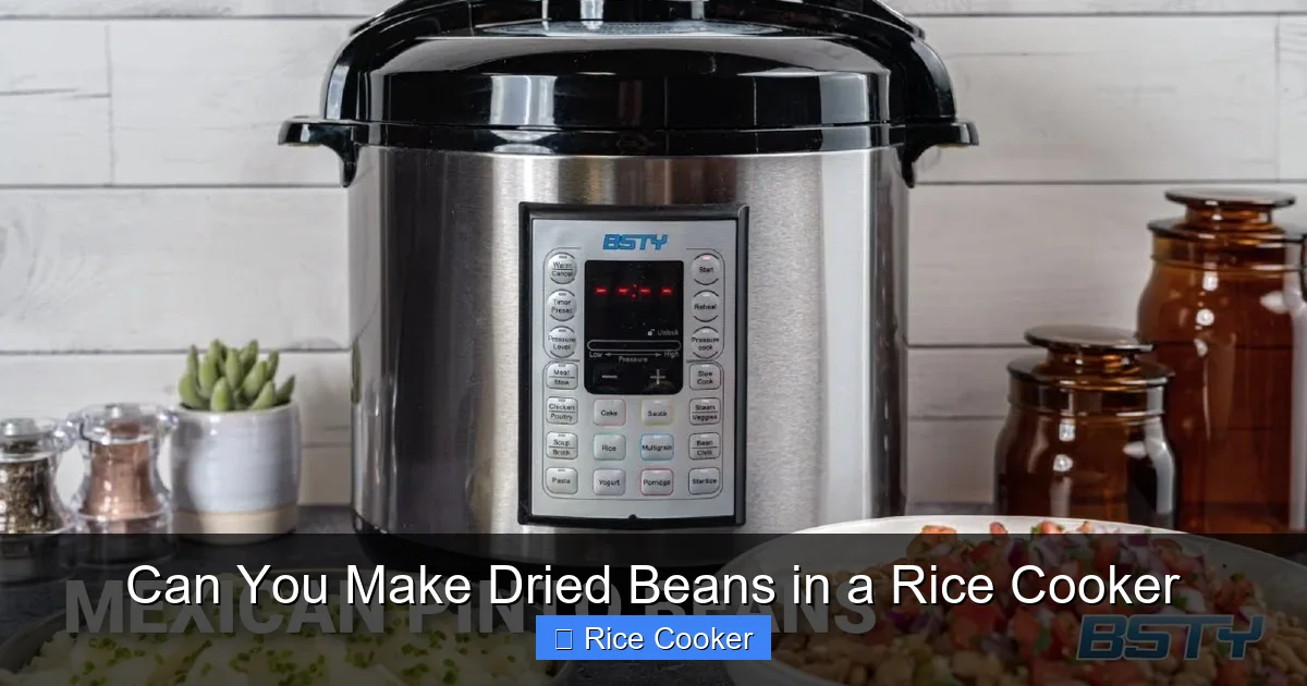 Can You Make Dried Beans in a Rice Cooker