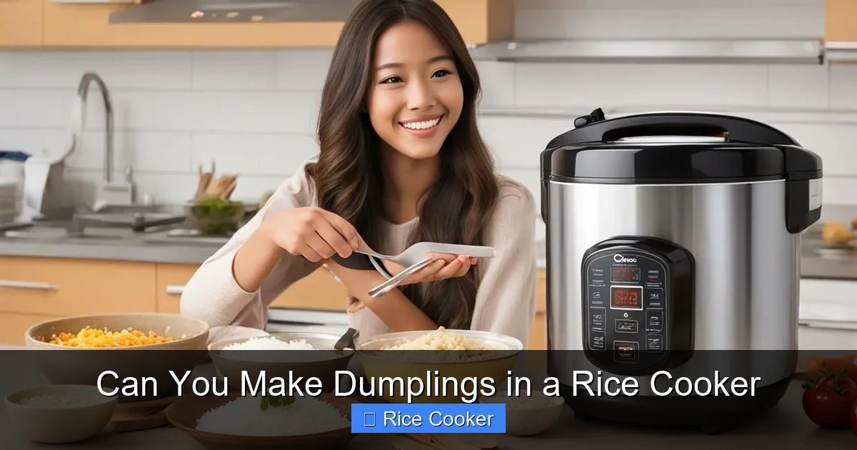 Can You Make Dumplings in a Rice Cooker
