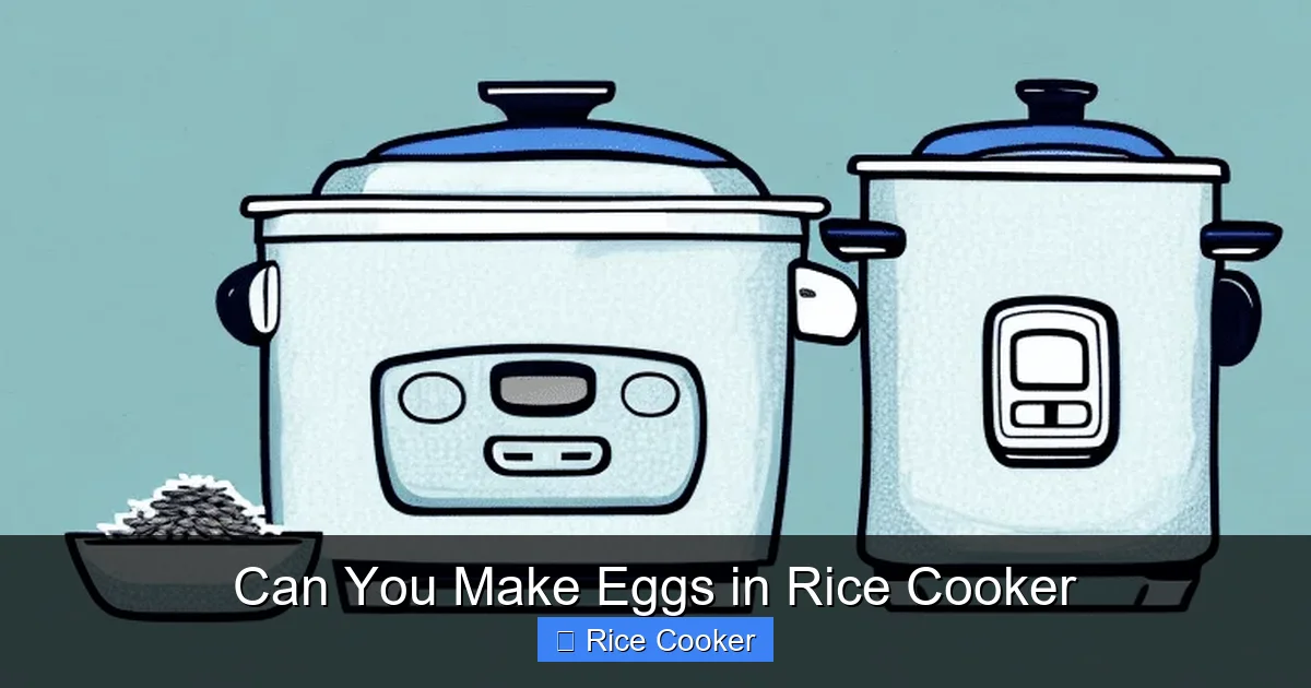 Can You Make Eggs in Rice Cooker