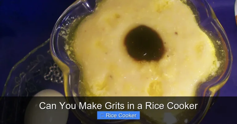 Can You Make Grits in a Rice Cooker