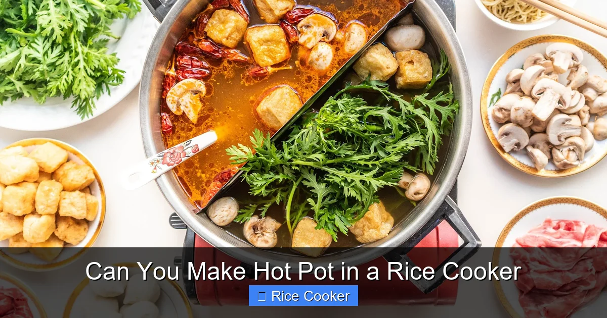 Can You Make Hot Pot in a Rice Cooker