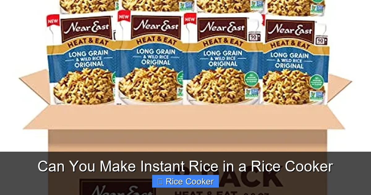 Can You Make Instant Rice in a Rice Cooker