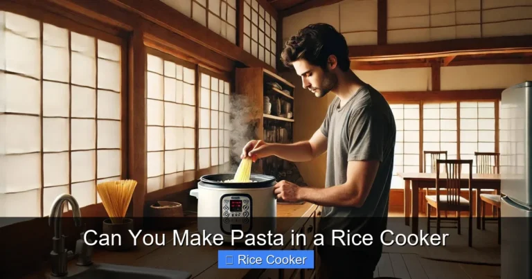 Can You Make Pasta in a Rice Cooker