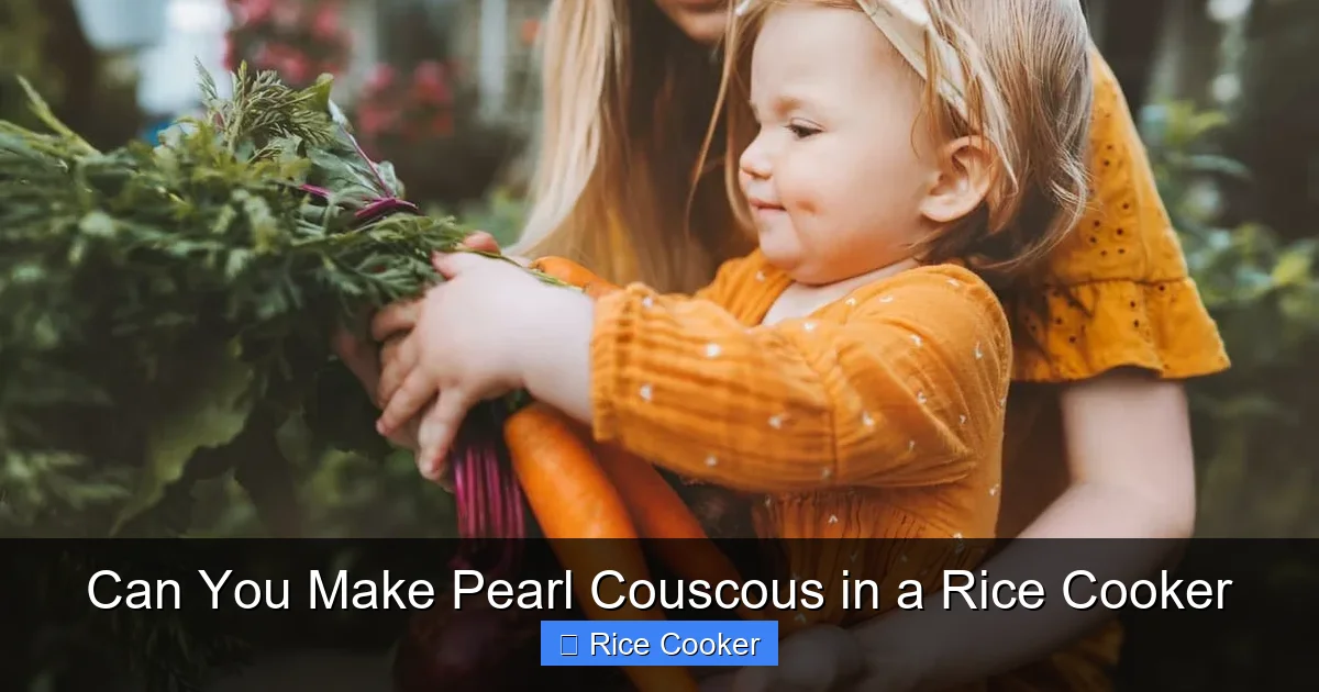 Can You Make Pearl Couscous in a Rice Cooker