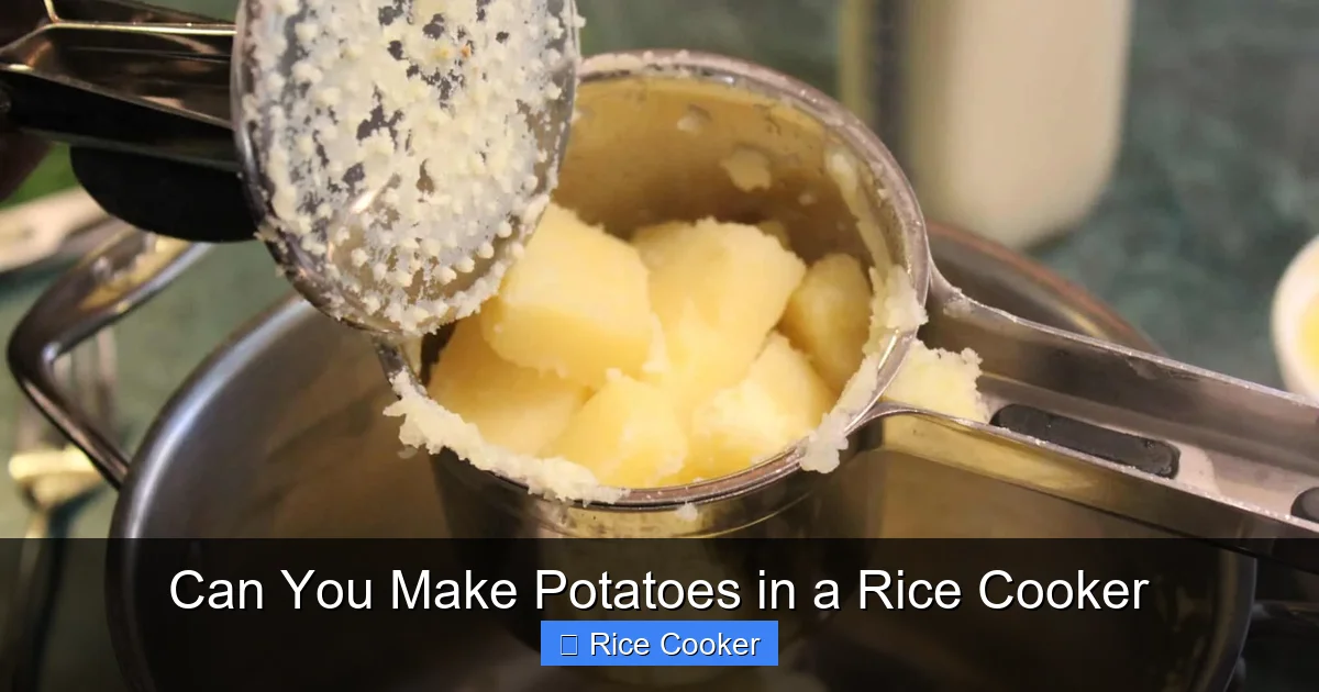 Can You Make Potatoes in a Rice Cooker