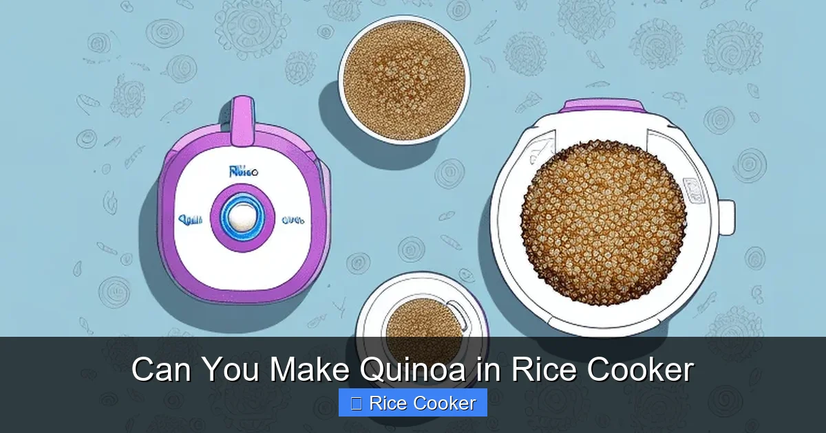 Can You Make Quinoa in Rice Cooker