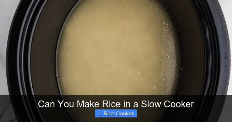 Can You Make Rice in a Slow Cooker