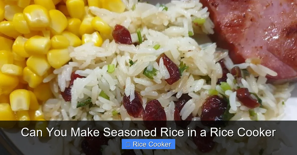 Can You Make Seasoned Rice in a Rice Cooker