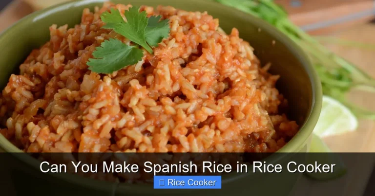 Can You Make Spanish Rice in Rice Cooker