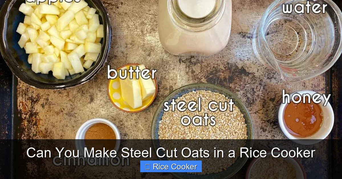 Can You Make Steel Cut Oats in a Rice Cooker