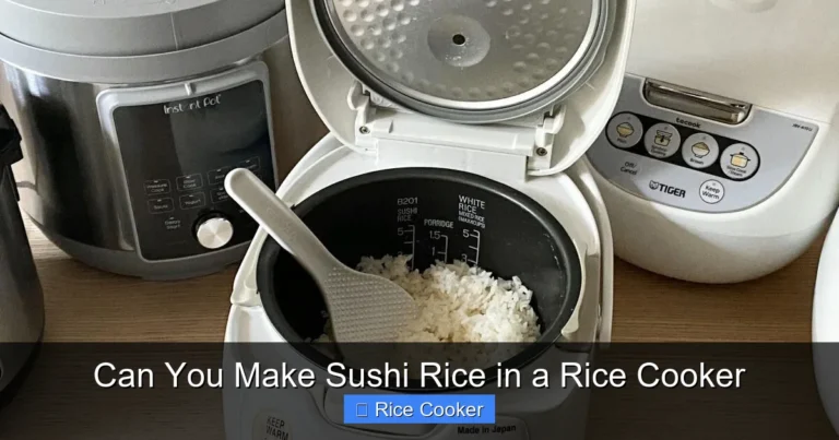 Can You Make Sushi Rice in a Rice Cooker
