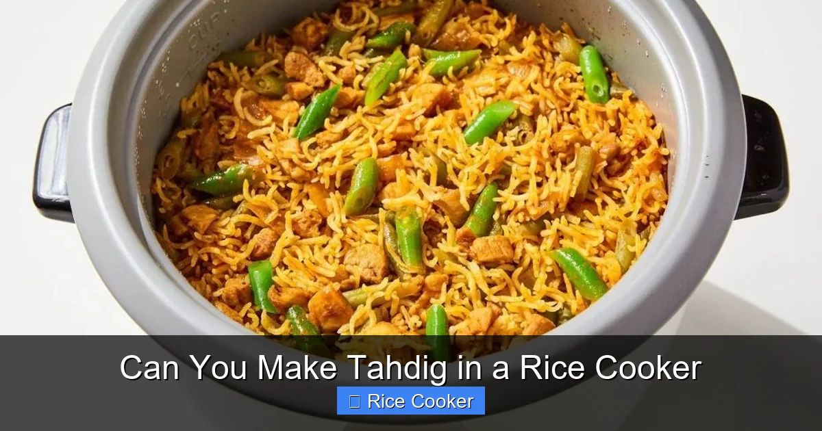 Can You Make Tahdig in a Rice Cooker