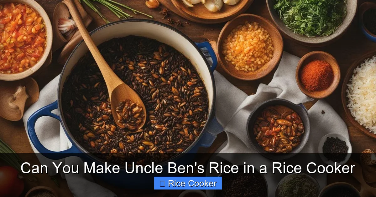 Can You Make Uncle Ben's Rice in a Rice Cooker