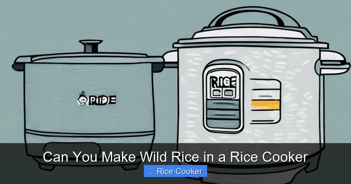 Can You Make Wild Rice in a Rice Cooker