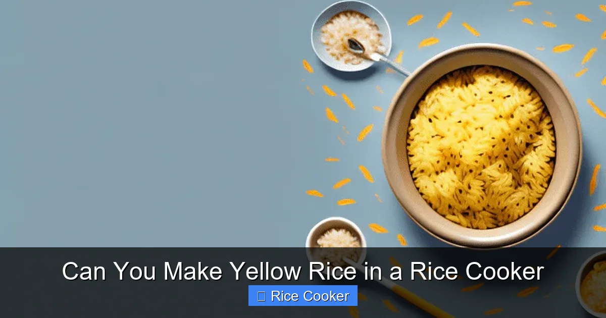 Can You Make Yellow Rice in a Rice Cooker