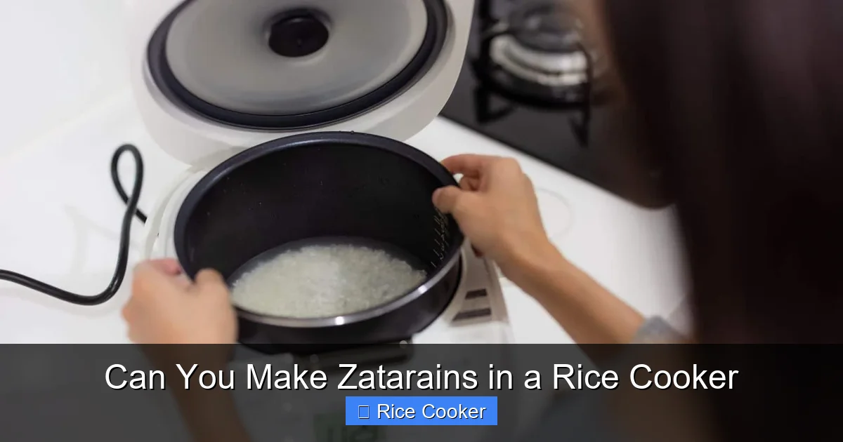 Can You Make Zatarains in a Rice Cooker