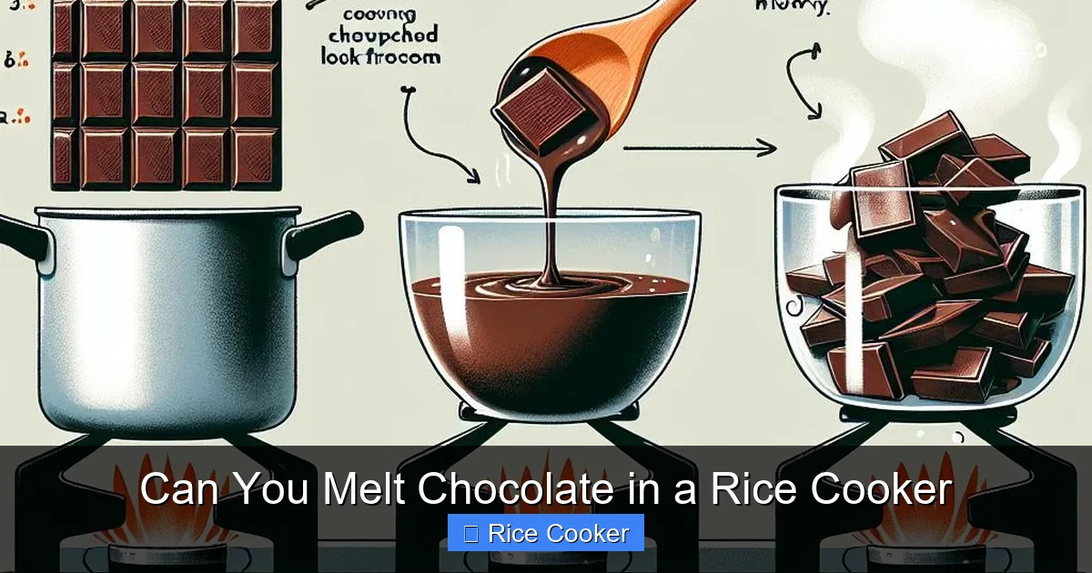 Can You Melt Chocolate in a Rice Cooker