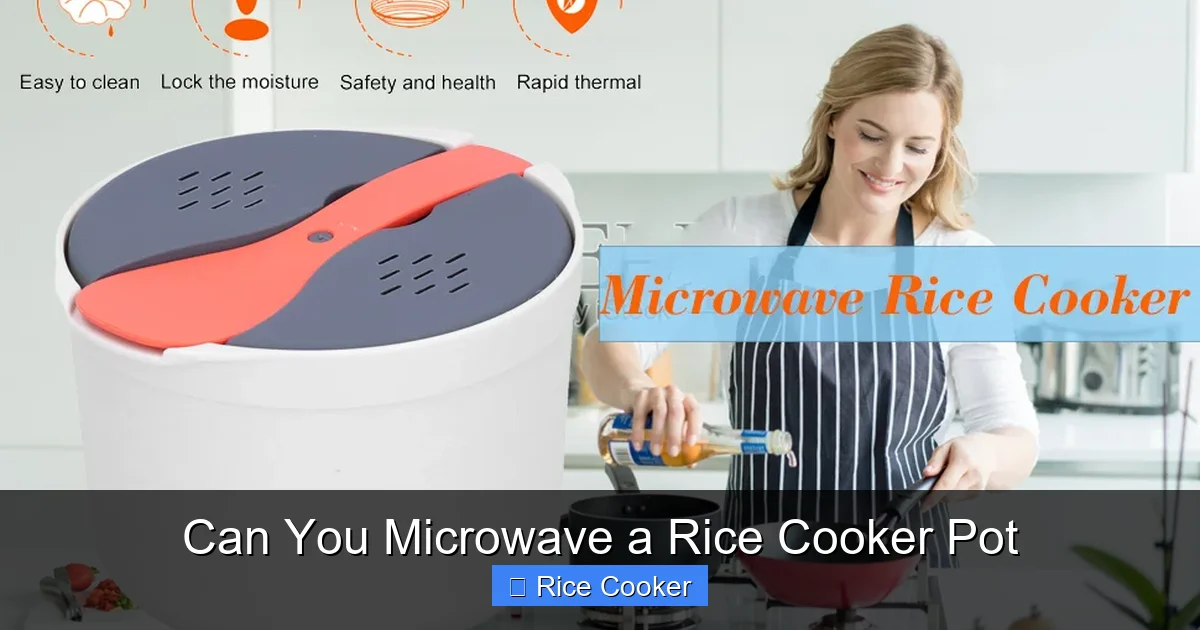 Can You Microwave a Rice Cooker Pot
