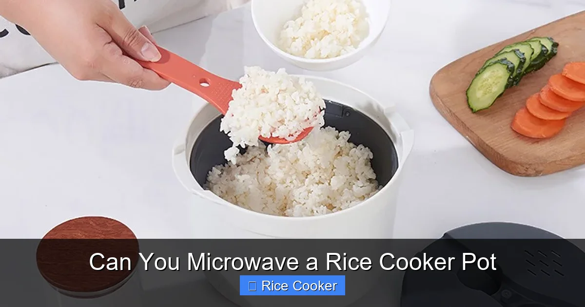 Can You Microwave a Rice Cooker Pot